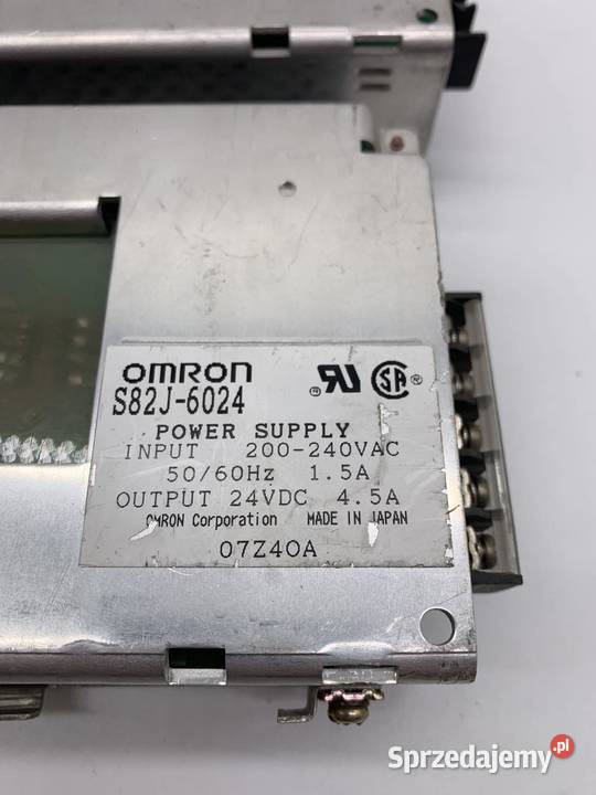 Omron S82J6024 Zasilacz impulsowy 24VDC 45A mazowieckie Warszawa