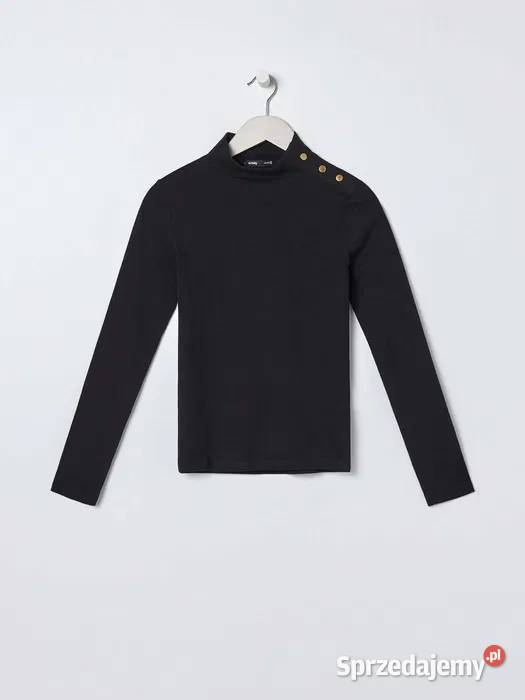 czarna bluzka ze stójką Sinsay Olkusz sprzedam