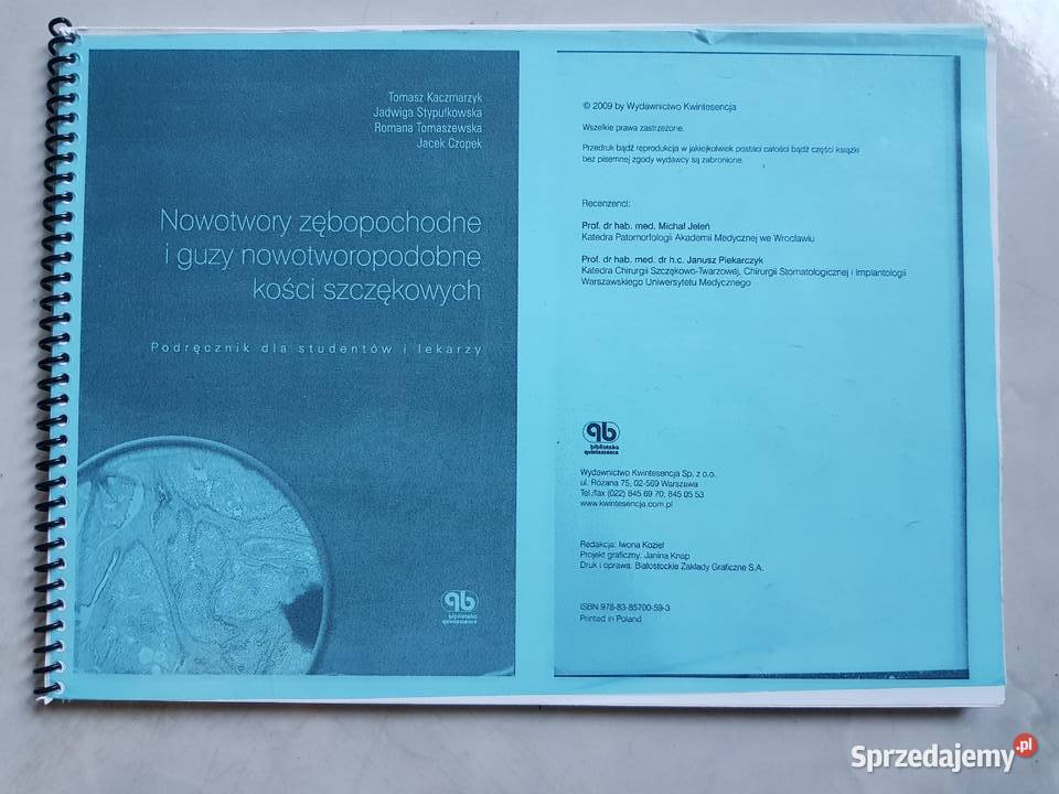 nowotwory zębopochodne i guzy nowotworopodobne biologia