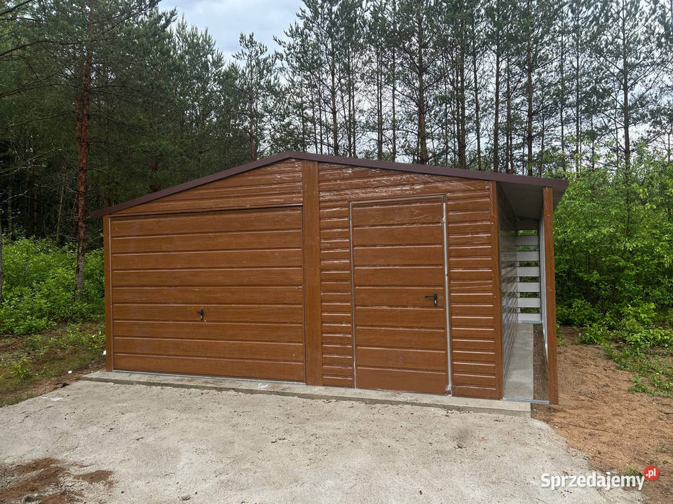 Garaż Blaszany 55 Wiata panelowa 055 Dach podkarpackie Dębica