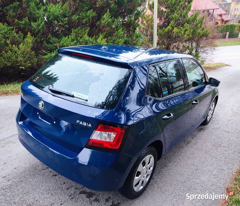 Ładna Skoda Fabia 10 MPI 2015 ten lepszy silnik granatowy Fabia Domaradz