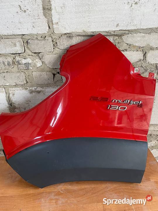 Ducato Jumper Błotnik Lewy Lift Czerwony W kolor Karoseria Poniatowa