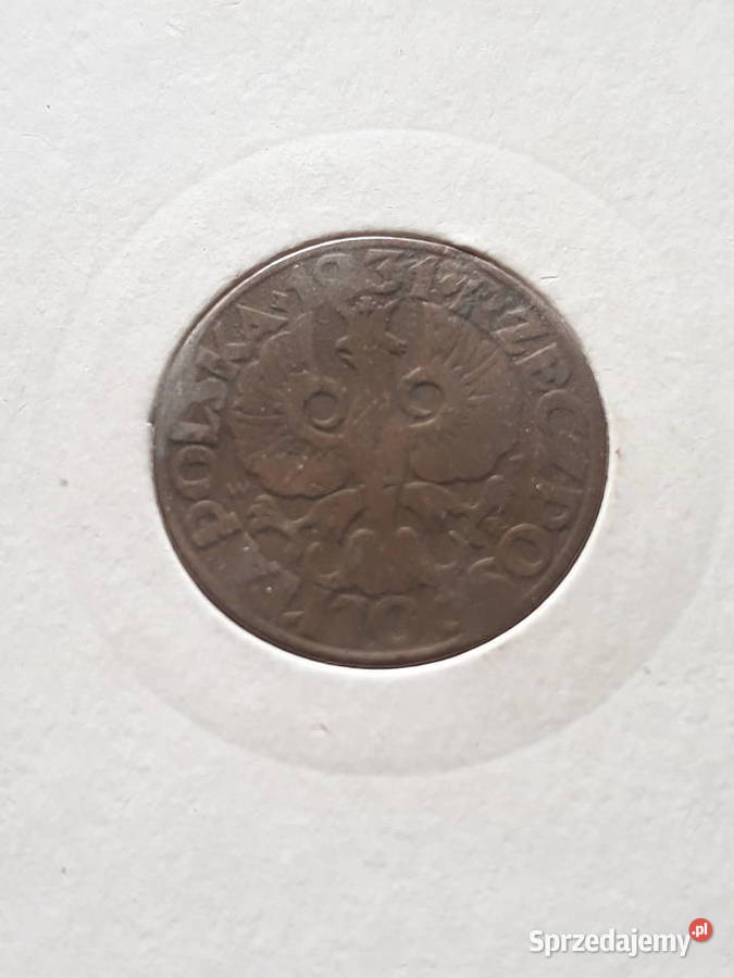 5 Groszy 1931 r 3 rzadkie Numizmatyka wielkopolskie Konin
