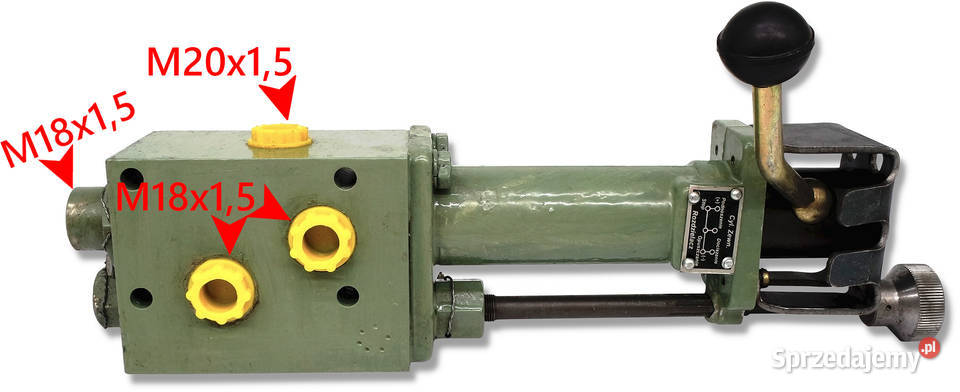 TŁOK CYLINDER PODNOŚNIKA C330 ROZDZIELACZ HYDR Solec Kujawski