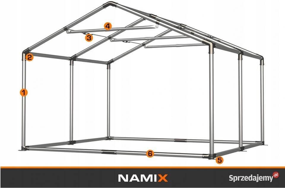 Namiot ROYAL 4x4 ogrodowy imprezowy garaż Jabłonna