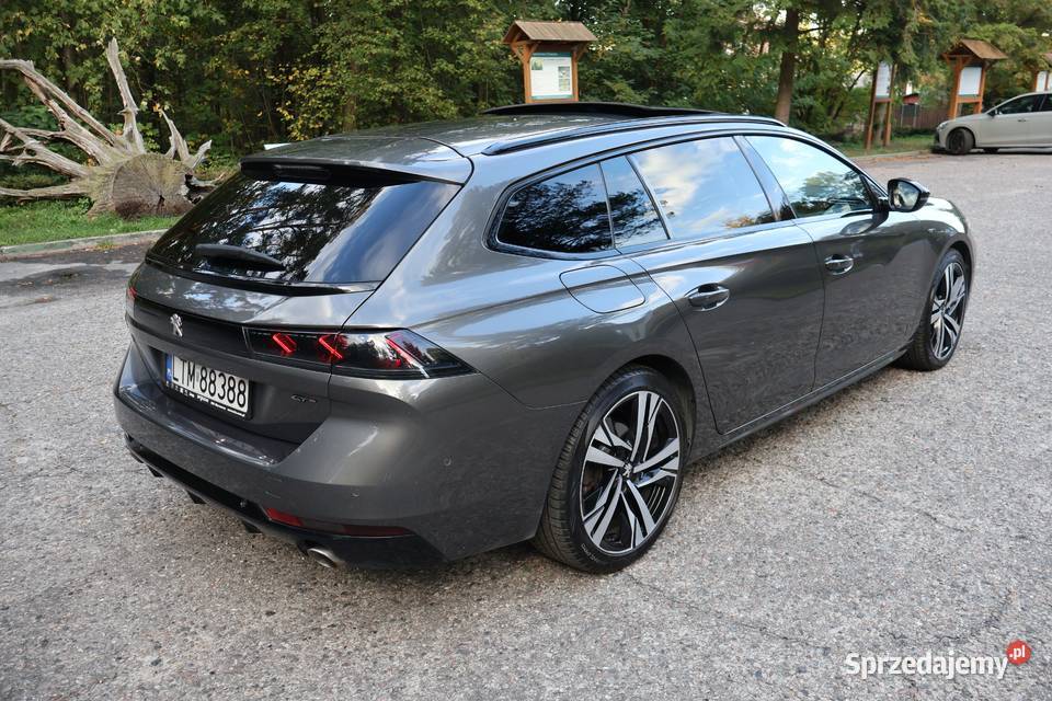 Peugeot 508 SW GTPack 16 225 Maksymalne czujnik martwego pola 508