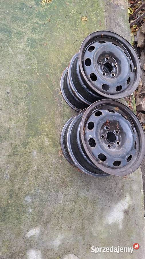 4 felgi 5x100 proste polo golf skoda audi Średnica 14" Zblewo