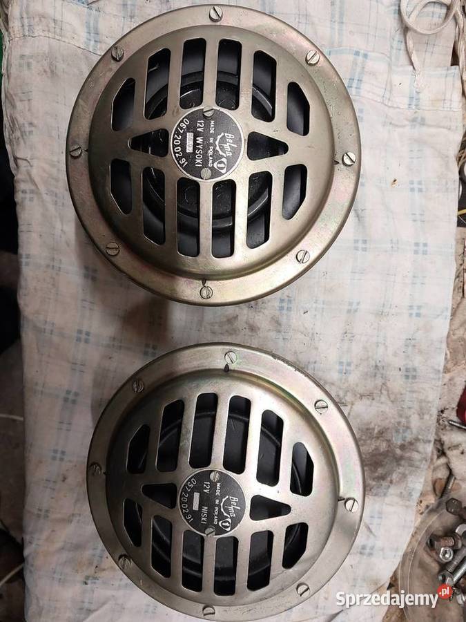 Sygnały BELMA 12 volt Milicja Straż Pogotowie Rzgów