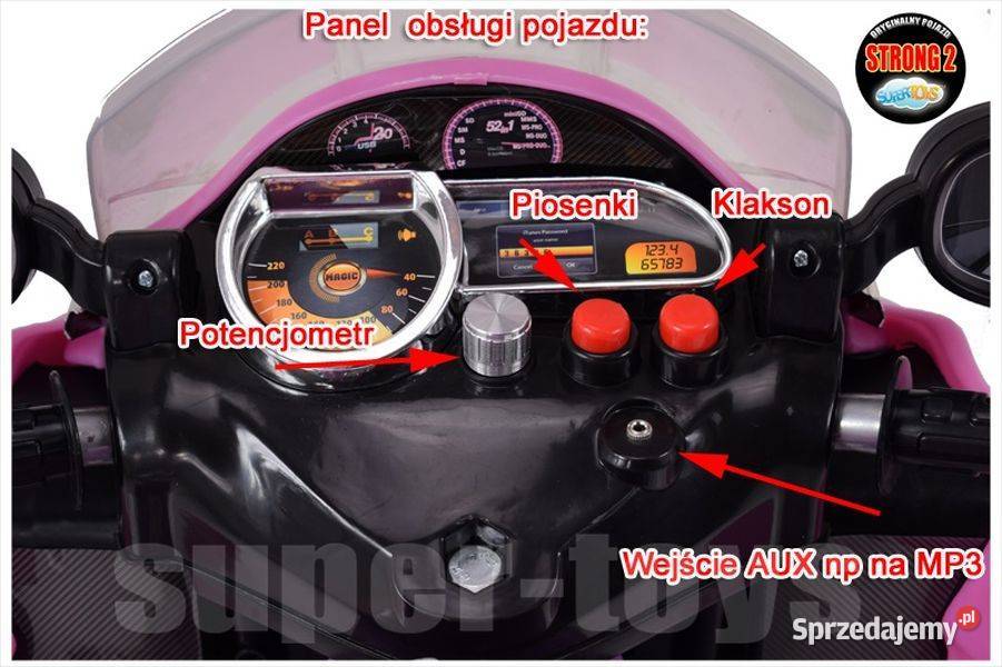 MOTOR ŚCIGACZ DESIGN DŹWIĘKI ŚWIATŁAWXE358D Toruń