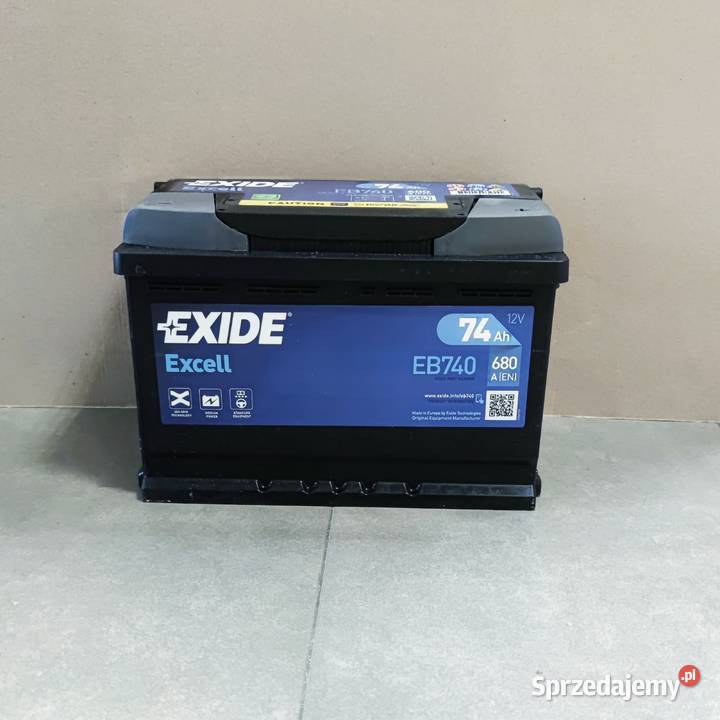 535x239x597 Akumulator Exide Excell 74Ah 680A EN osobowe Poznań