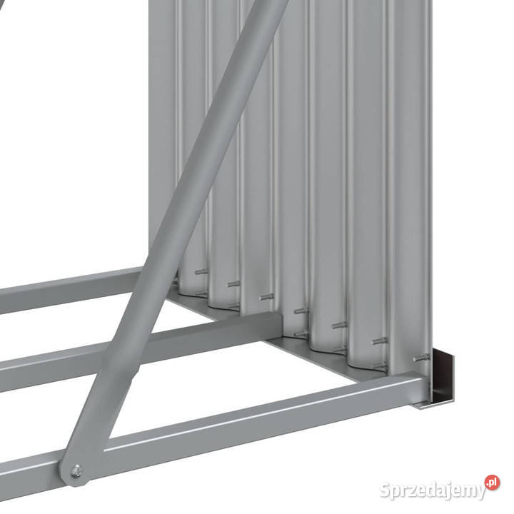 Stojak na drewno jasny brąz 234x45x100 stal Warszawa sprzedam
