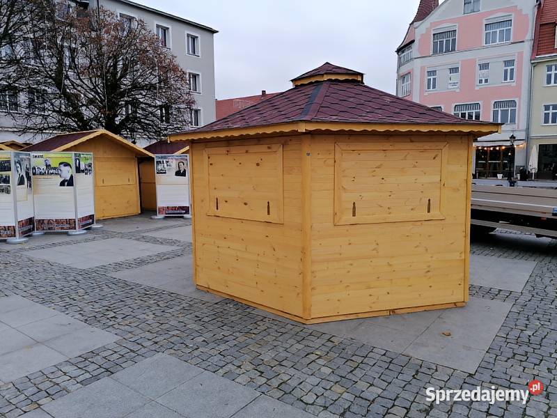 DOMEK HANDLOWY 6 4M DREWNIANY KIOSK SKLEPIK Parzymiechy