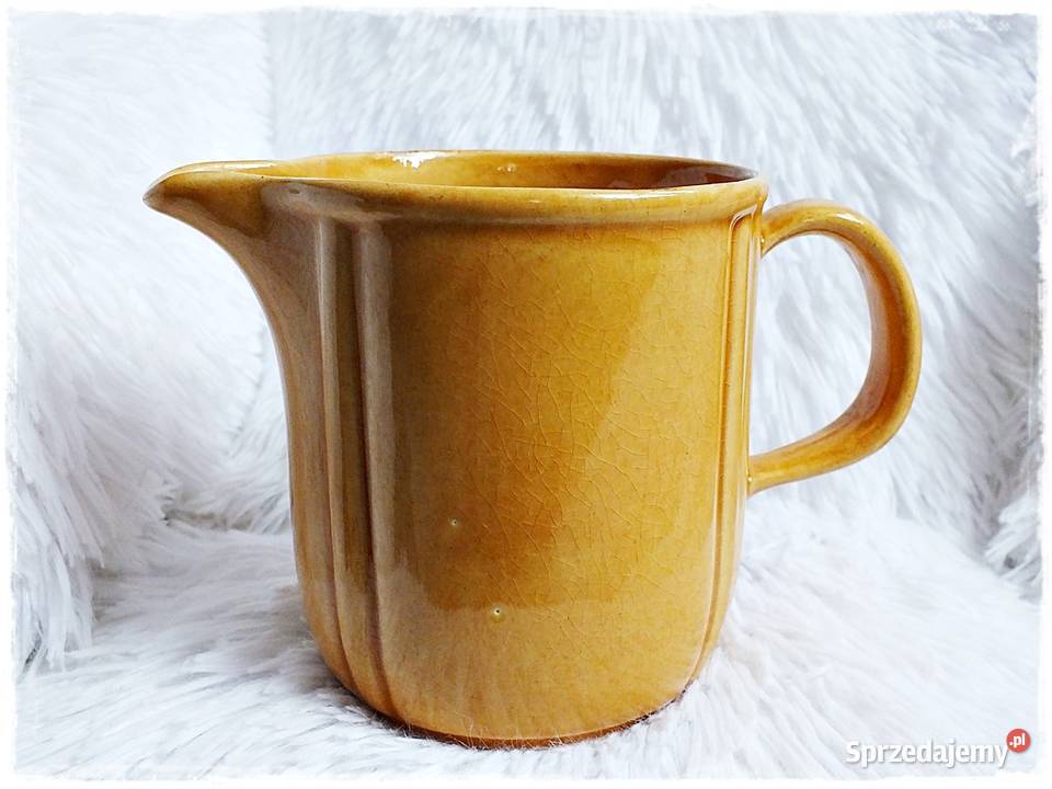 Mlecznik Dzbanek na mleko 600ml Ceramika GDR lat