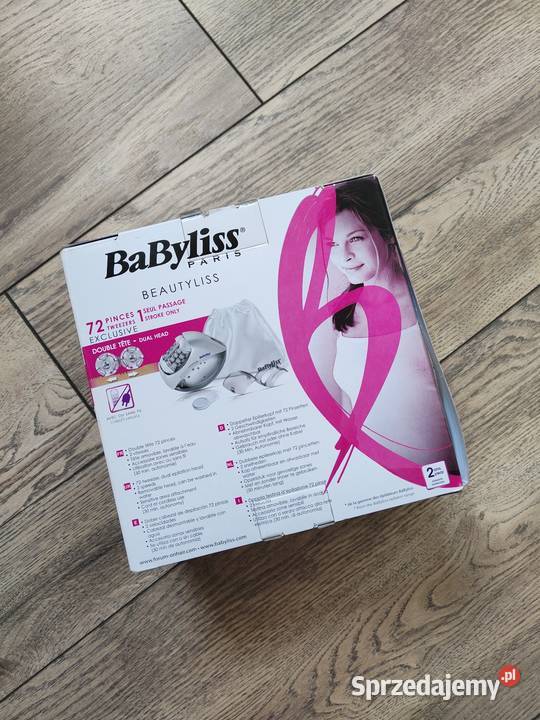 BABYLISS G885E DEPILATOR 72 PENSETY DWIE GŁOWICE Jasło