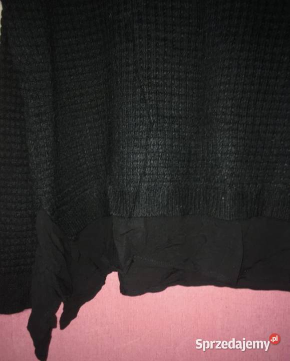 YORKER sweter Z falbanką ANGORĄ Oversize sprzedam