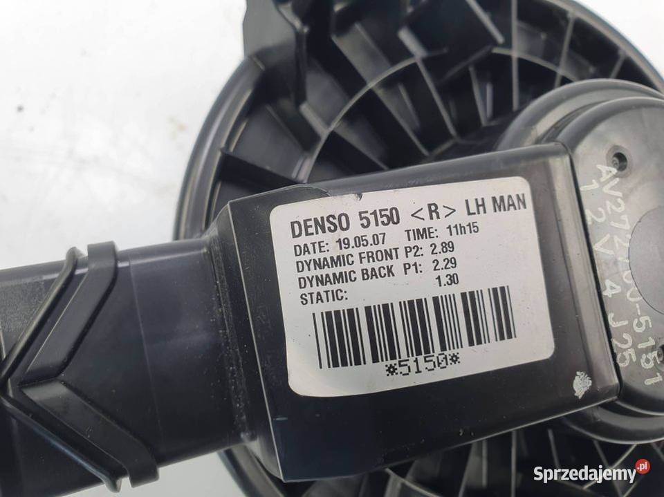 WENTYLATOR KABINOWY TOYOTA AURIS I 2727005151 Lipno