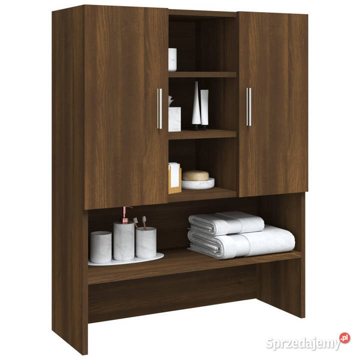 Szafka na pralkę brązowy dąb 705x255x90 WM815947