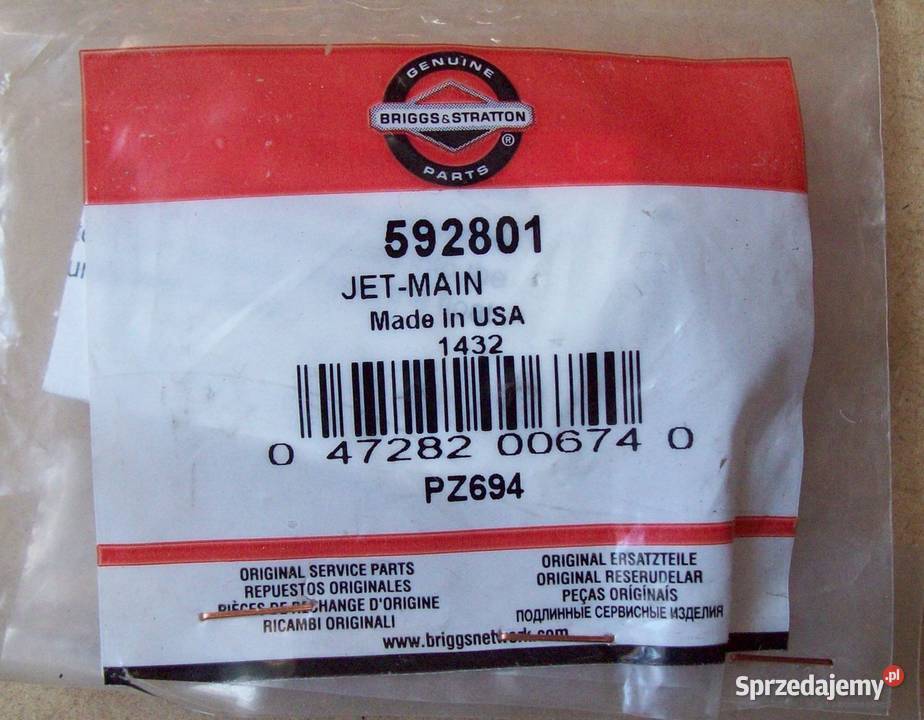 Dysza Gaźnika BS seria450 500 550592801 Ksawerów