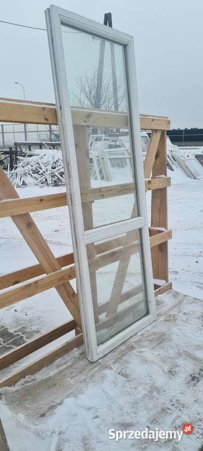 OKNA KacprzaK Witryna 73x208 FIX Używany PCV Okna ścienne Lublin