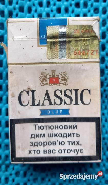 Classic Blue Paczka kolekcjonerska papierosów Małkinia Górna