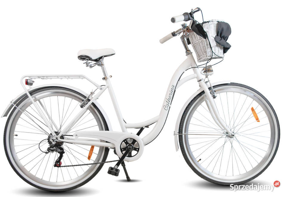 ROWER DAMSKI BIAŁY MIEJSKI 26 SHIMANO DAMKA KOSZ Skawina sprzedam