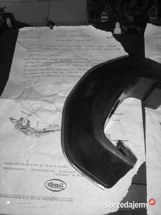 Kły Stomil odboje fiat syrena nowe dolnośląskie sprzedam