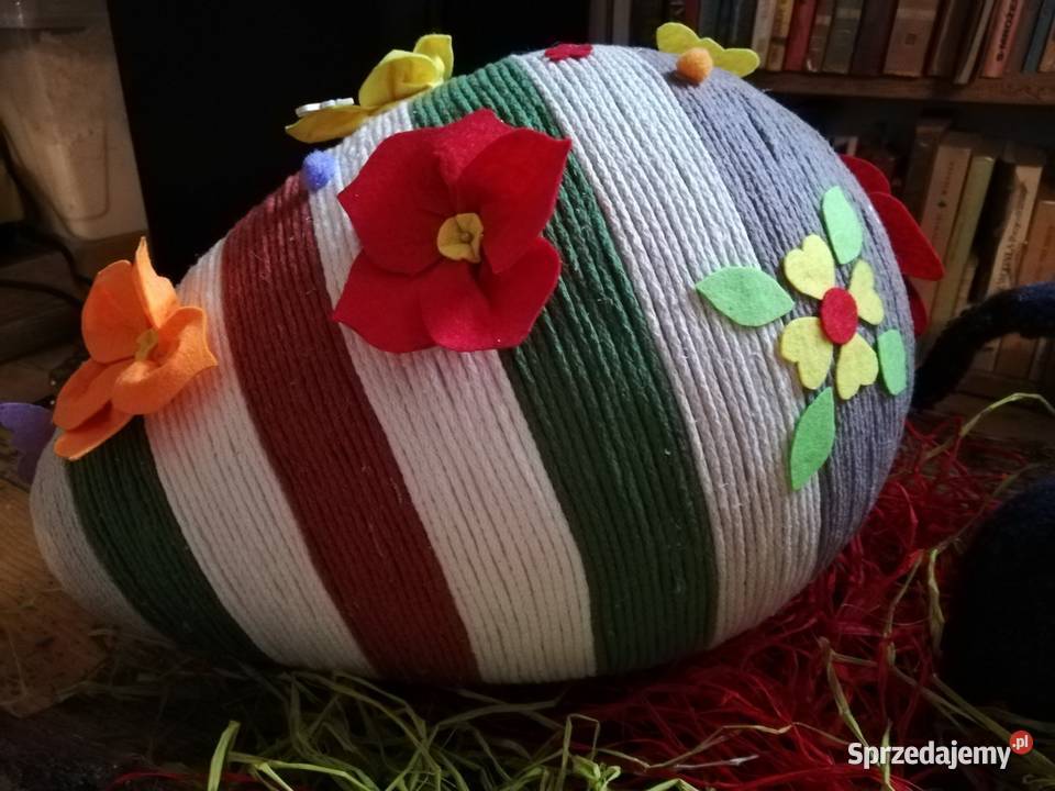Stroik ozdoba aranżacja wielkanocne pisanki jaja