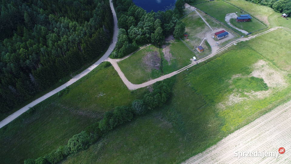 Działka jeziorem Mazury EŁK Sprzedaż warmińsko-mazurskie Bienie sprzedam