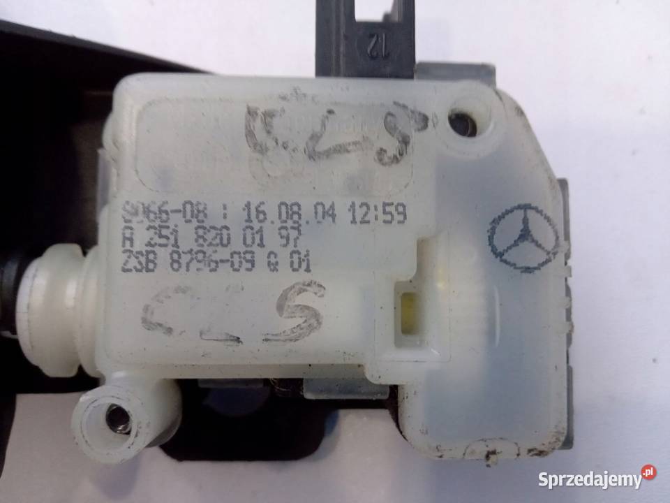 SIŁOWNIK KLAPKI WLEWU PALIWA MERCEDES CLS W219 Nowy Tomyśl