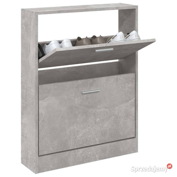 Szafka na buty szarość betonu 59x17x81 WM342537 Warszawa sprzedam