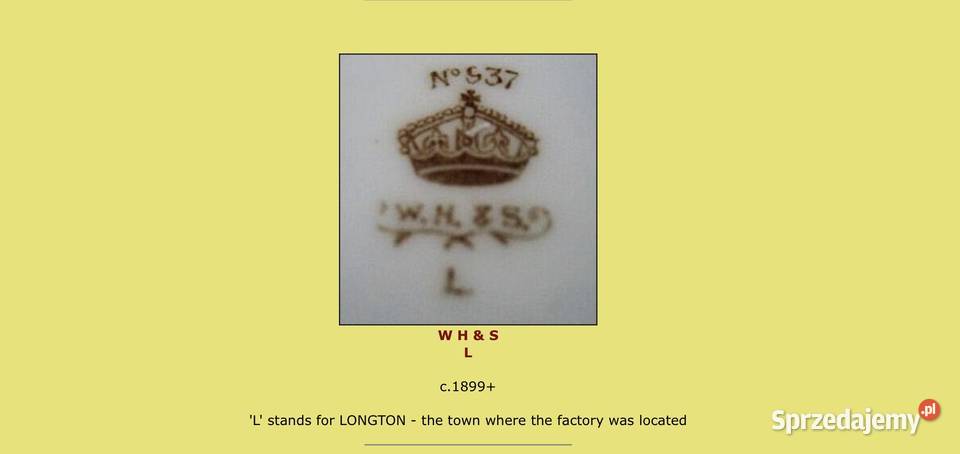 Filiżanka trio 1899 Anglia małopolskie Kraków