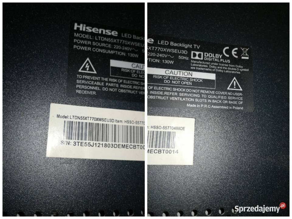 Tv SMART hisense 55 55cale Gliwice sprzedam