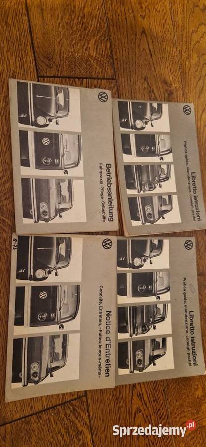 vw garbus karmann bulik ogórek instrukcja Pozostałe Łódź