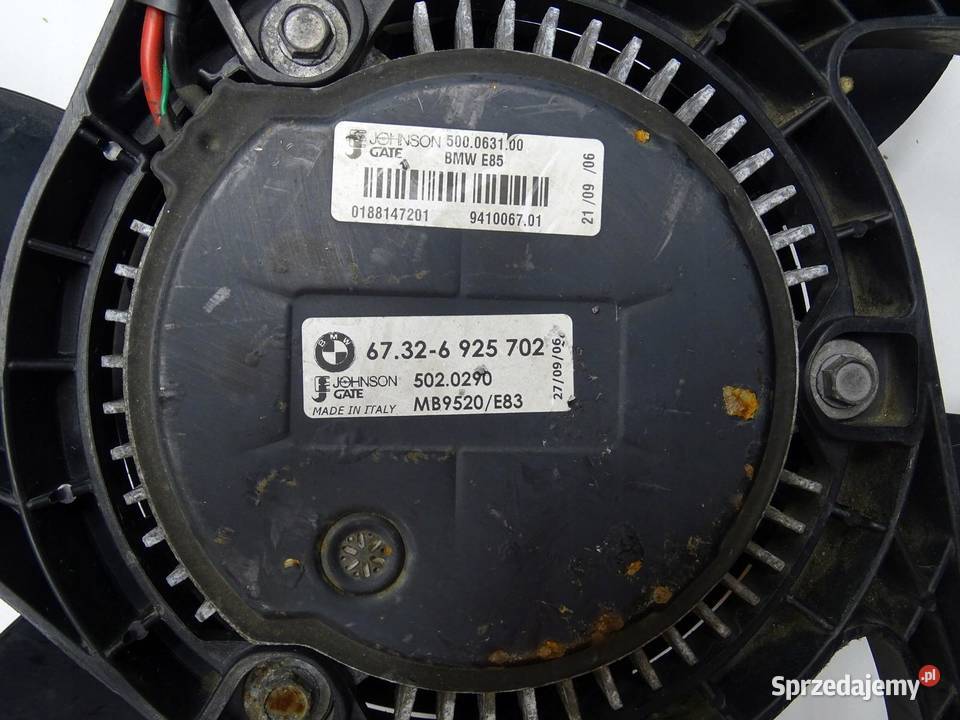 WENTYLATOR CHŁODNICY 20 D 6925702 BMW X3 E83