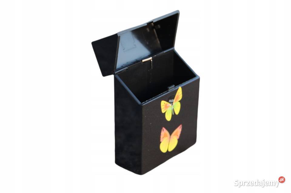 Etui na Papierosy Damskie z Motylami Ochronne na