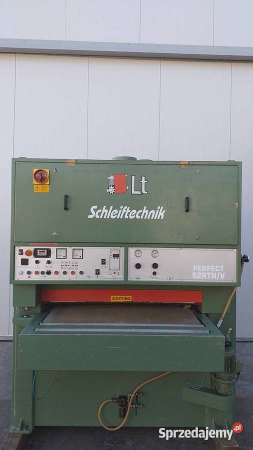 Szlifierka szerokotaśmowa z postarzarka Miastko