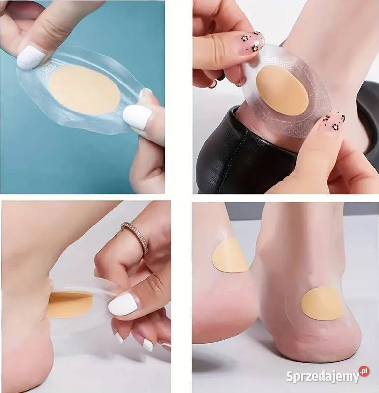 Plastry na Pięty Żelowe Przeźroczyste 30 AS