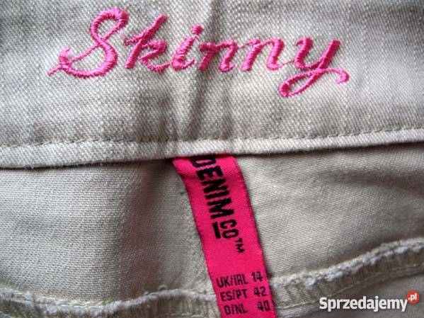 SKINY SPODNIE DŻINSY JEANS 42 XL biodra 104 Rozmiar 42(XL) Siedlce