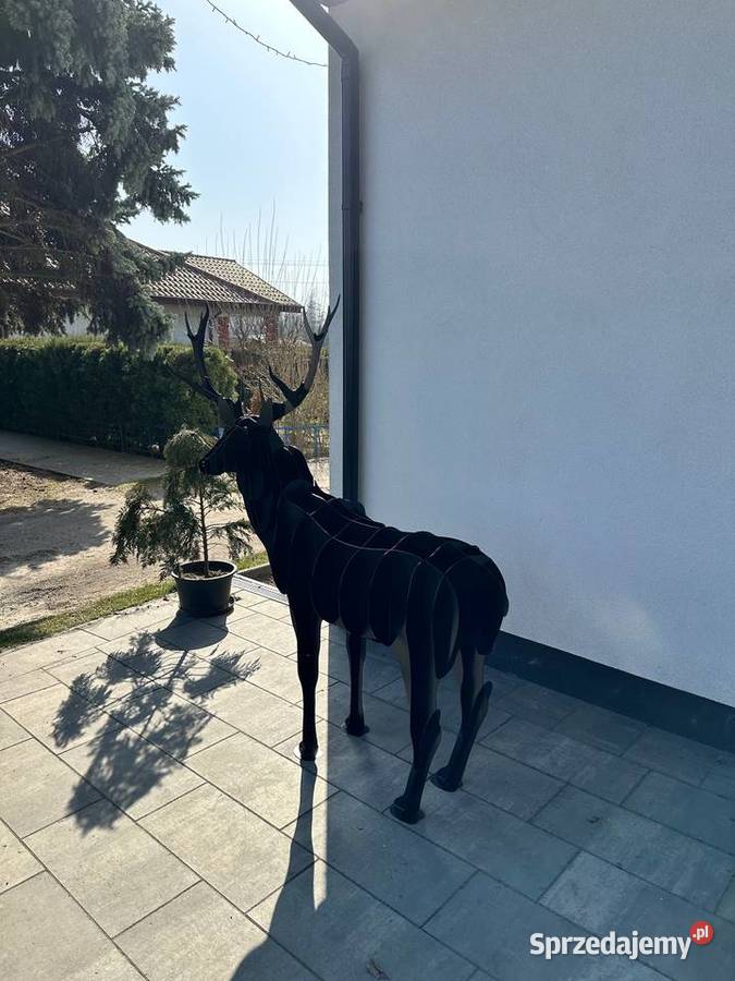 Wyjątkowa dekoracja przestrzenna figura łosia 3D Warszawa