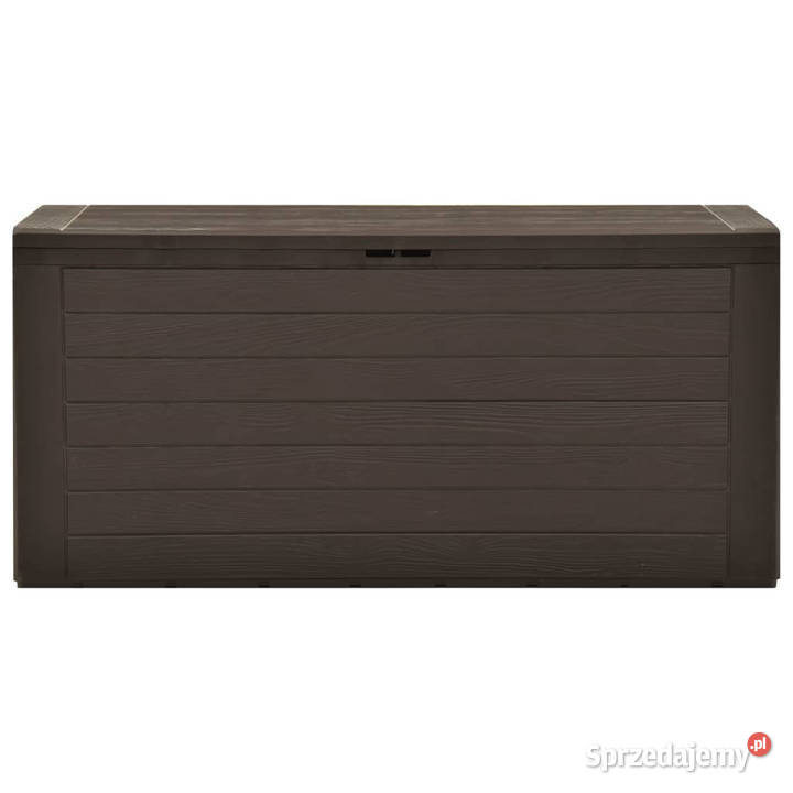 Skrzynia ogrodowa brązowa 116 x 44 x 55 WM49443 Warszawa