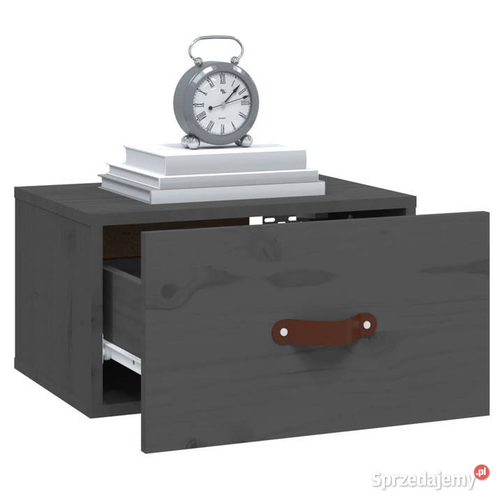 Szafki nocne wiszące 2 40x295x22 szare WM820991