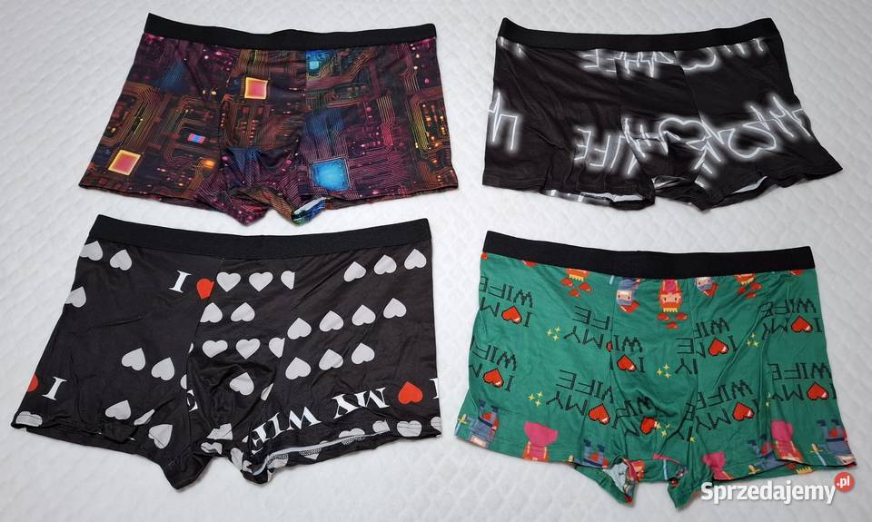 Bokserki męskie majtki bielizna męska kolorowe Czeladź