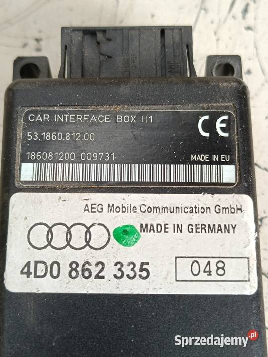 Moduł sterownik Bluetooth Audi 4D0862335 Rok produkcji 2000