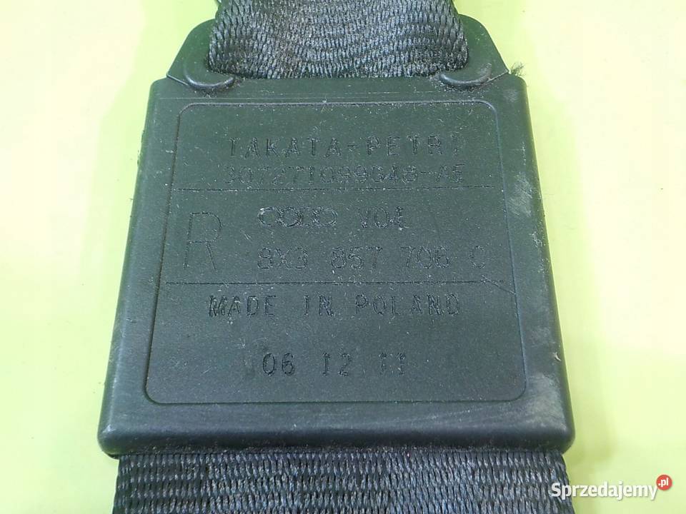 AUDI A1 8X 16 TDI 12r 3D pas bezpieczenstwa Suków