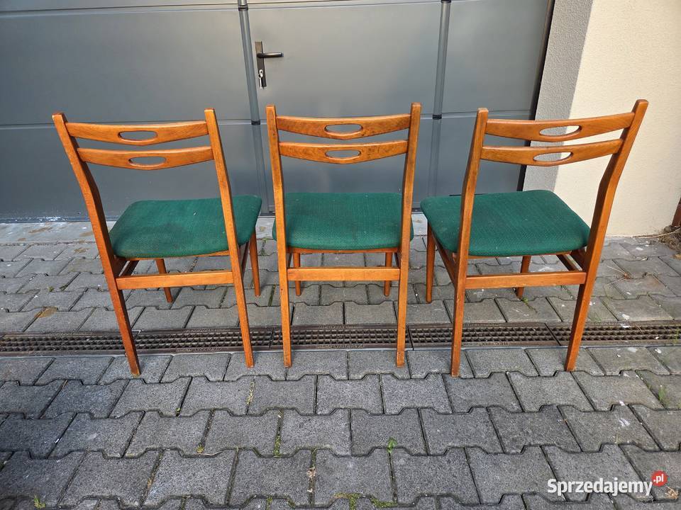 Komplet 6 krzeseł z lata 6070 MidCentury Modern Dobrzykowice