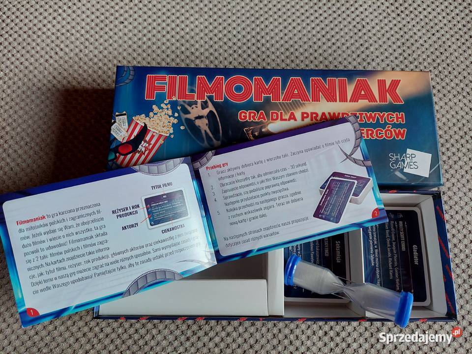 Filmomaniak gra prawdziwych filmożerców pełna Towarzyskie małopolskie Kraków