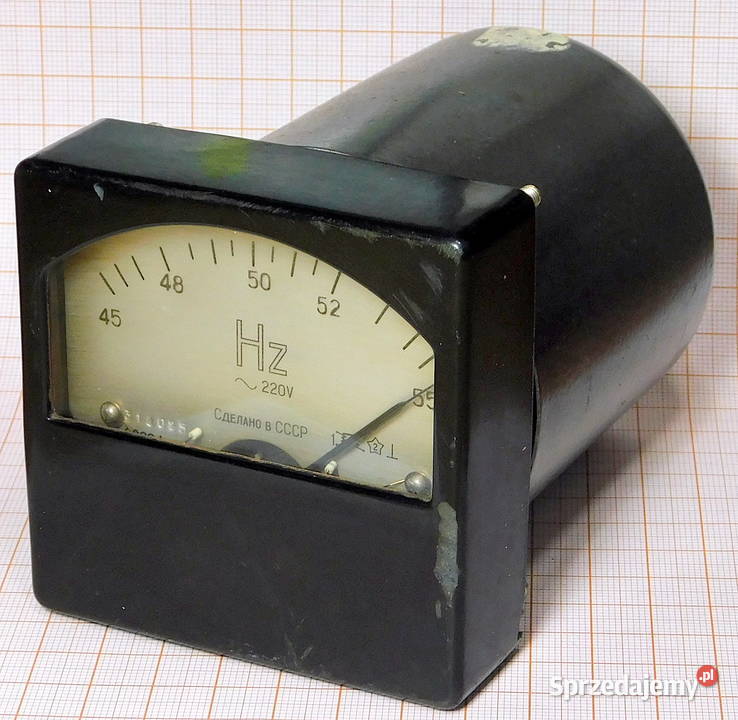 Przyrząd częstościomierz 220V 50Hz HERCOMIERZ Wrocław sprzedam