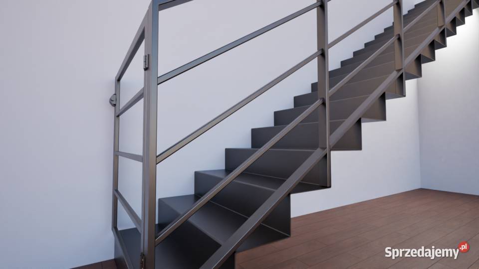 Schody stalowe dywanowe policzkowe belkowe Rzeszów