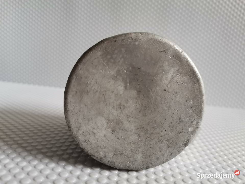 Stary przedwojenny mały kubek aluminiowy 02 Katowice