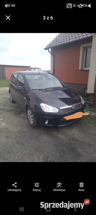 Sprzedam Ford C nax Rok produkcji 2007 Ford
